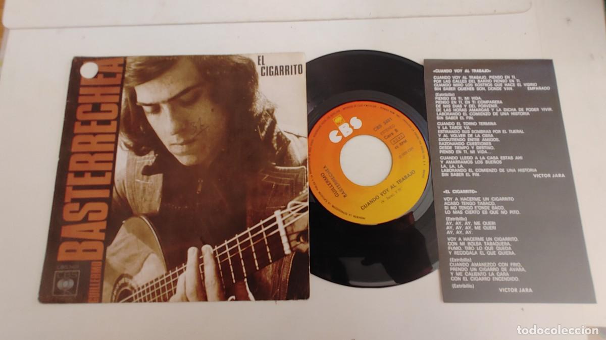 Discos de vinilo: BASTERRECHEA-SINGLE EL CIGARRITO - Foto 1