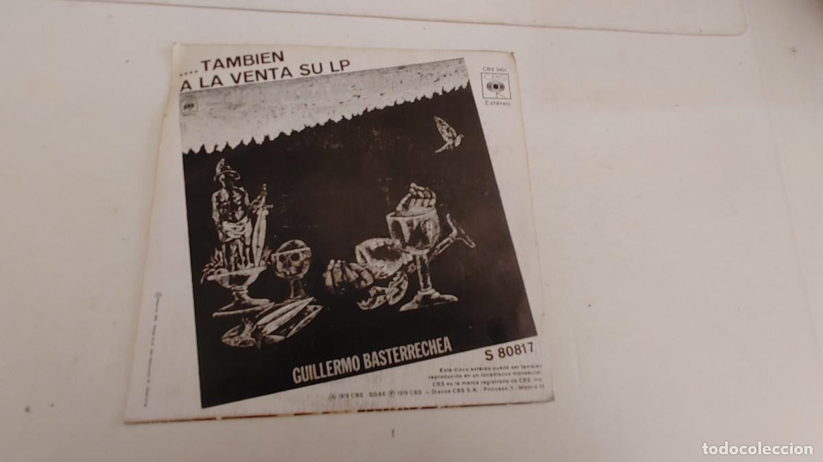 Discos de vinilo: BASTERRECHEA-SINGLE EL CIGARRITO - Foto 2