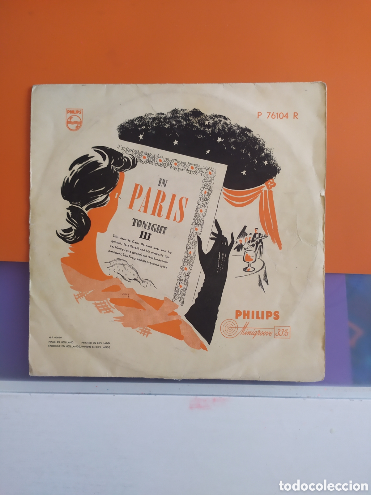 Discos de vinilo: Lp 10&rdquo; Various.&nbsp;In Paris Tonight III - Foto 1