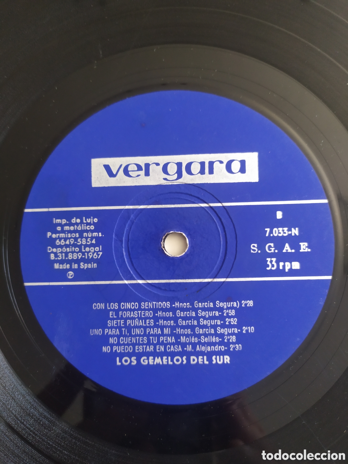 Discos de vinilo: Lp Los gemelos del sur - Foto 4