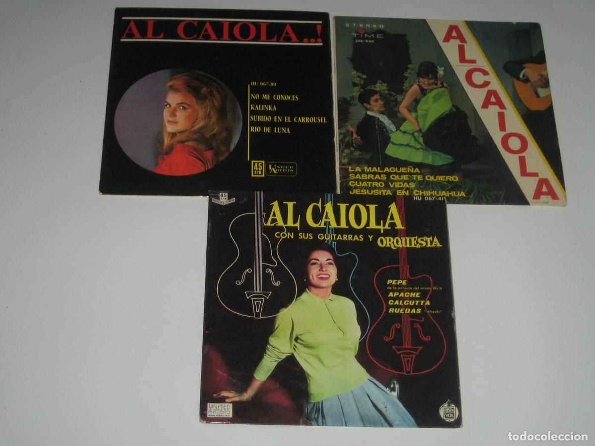 Discos de vinilo: DISCOFERTA - EPS/SINGLE - AL CAIOLA - LOTE DE 3 - Foto 1