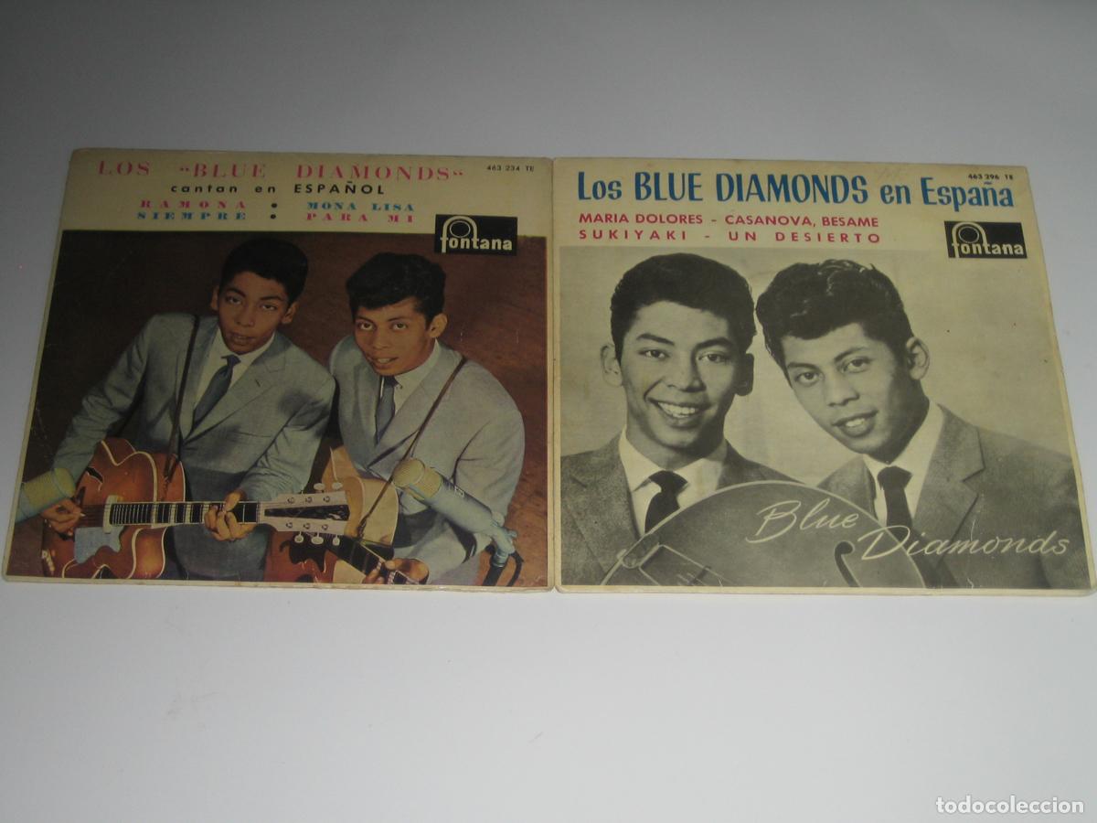 Discos de vinilo: DISCOFERTA - EPS/SINGLE - LOS BLUES DIAMONS EN ESPA&Ntilde;A - Foto 1