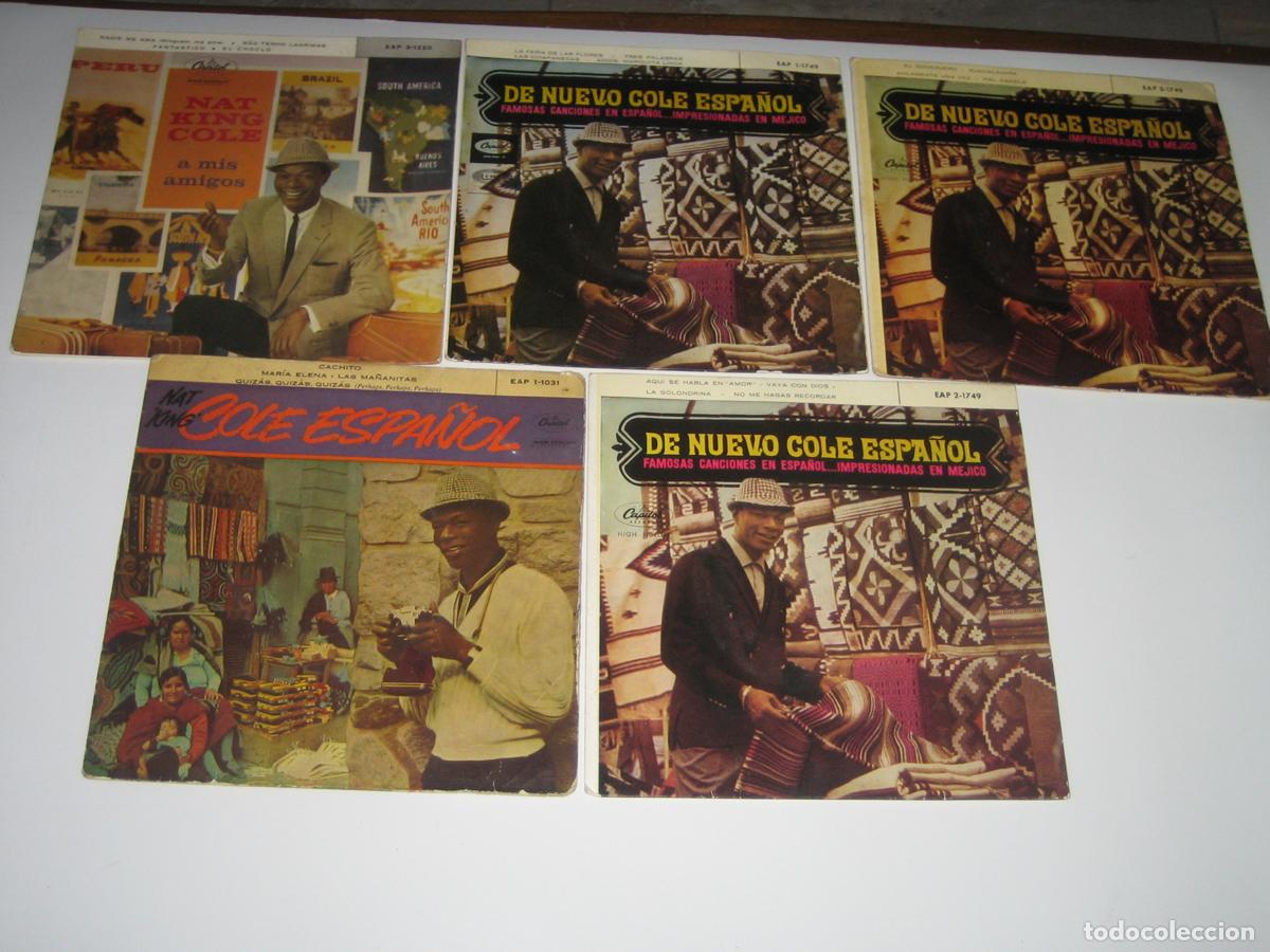 Discos de vinilo: DISCOFERTA - EPS/SINGLE - NAT KING COLE - LOTE DE 5 - Foto 1