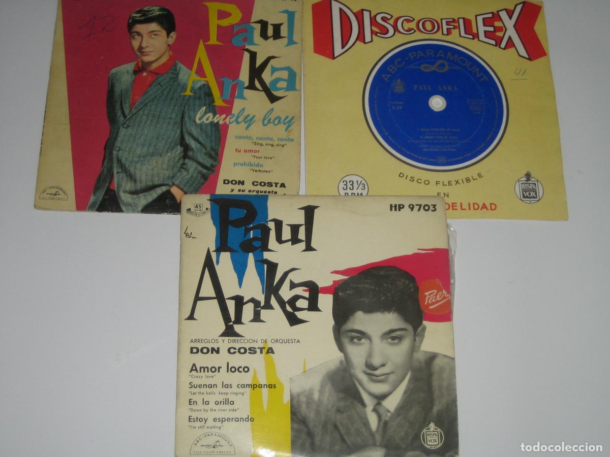 Discos de vinilo: DISCOFERTA - EPS/SINGLE - PAUL ANKA - LOTE DE 3 - Foto 1