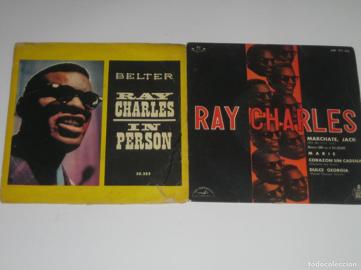 Discos de vinilo: DISCOFERTA - EPS/SINGLE - RAY CHARLES - LOTE DE DOS - Foto 1