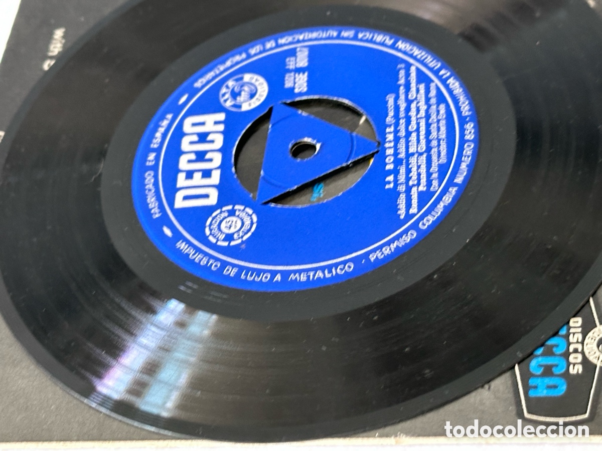 Discos de vinilo: Renata Tebaldi La Boh&egrave;me - Foto 3