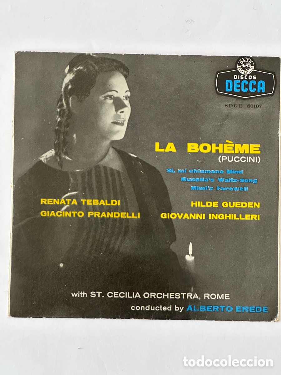 Discos de vinilo: Renata Tebaldi La Boh&egrave;me - Foto 1