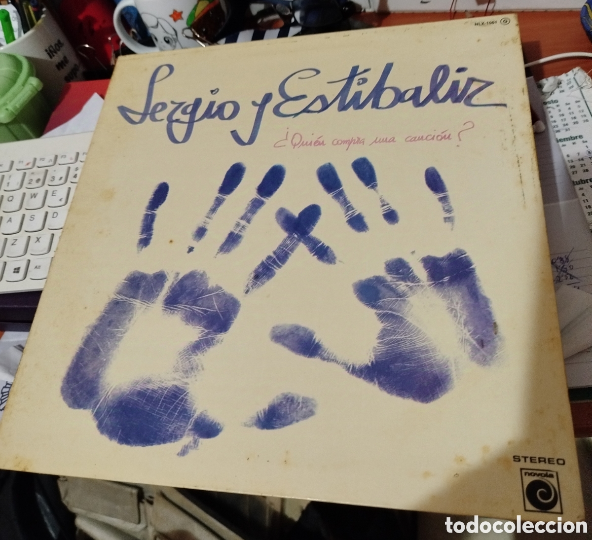 Discos de vinilo: Sergio y Estibaliz - &iquest;Qui&eacute;n compra una canci&oacute;n? - Foto 1