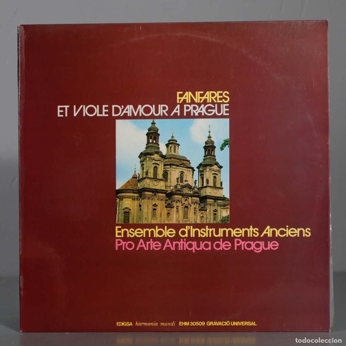 Discos de vinilo: LP. FANFARES ET VIOLE D&acute;AMOUR A PRAGUE.
