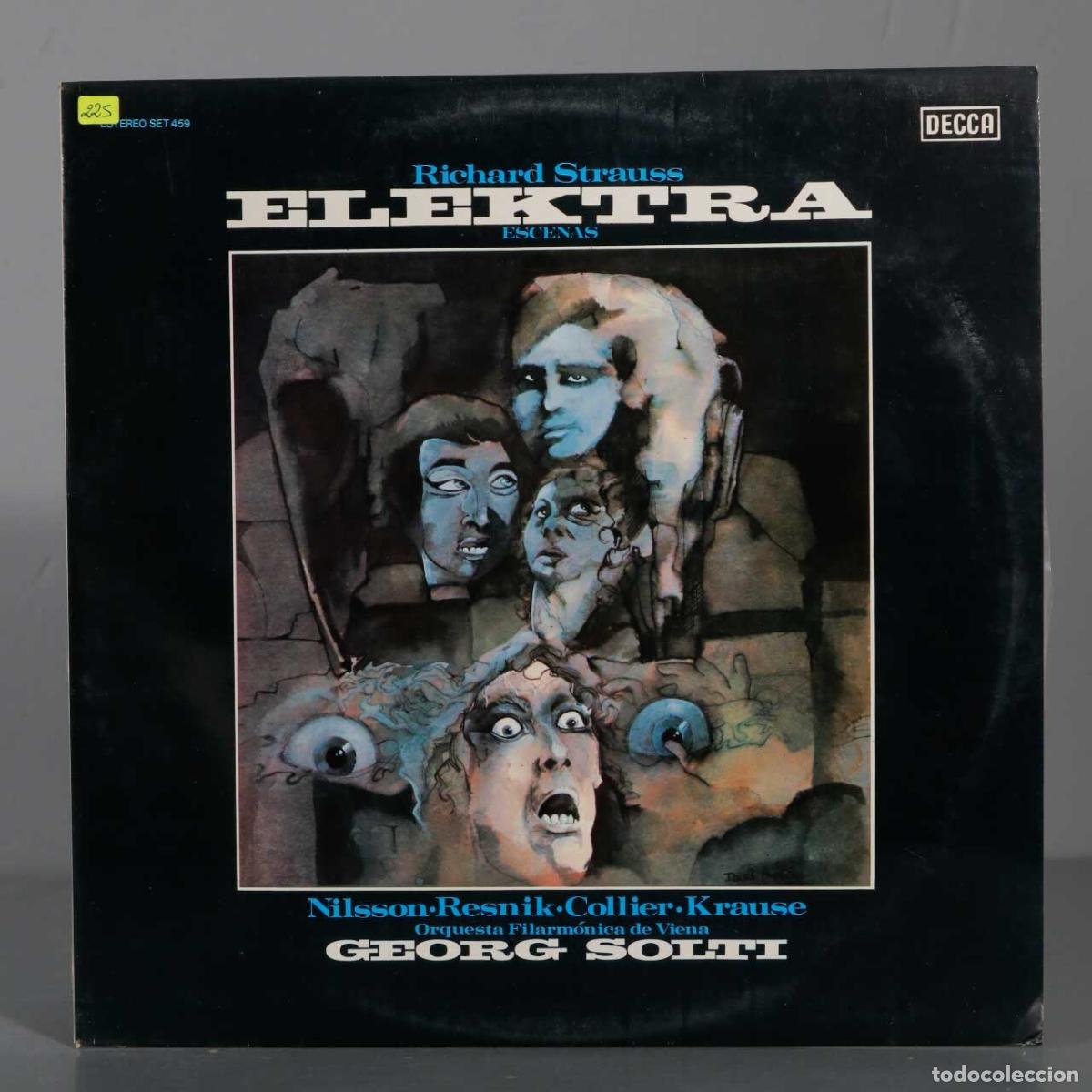Discos de vinilo: LP. ELEKTRA. STRAUSS. SOLTI - Foto 1