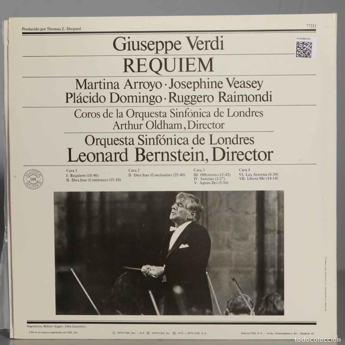 Discos de vinilo: LP. Oldham &ndash; Requiem. VERDI - Foto 2