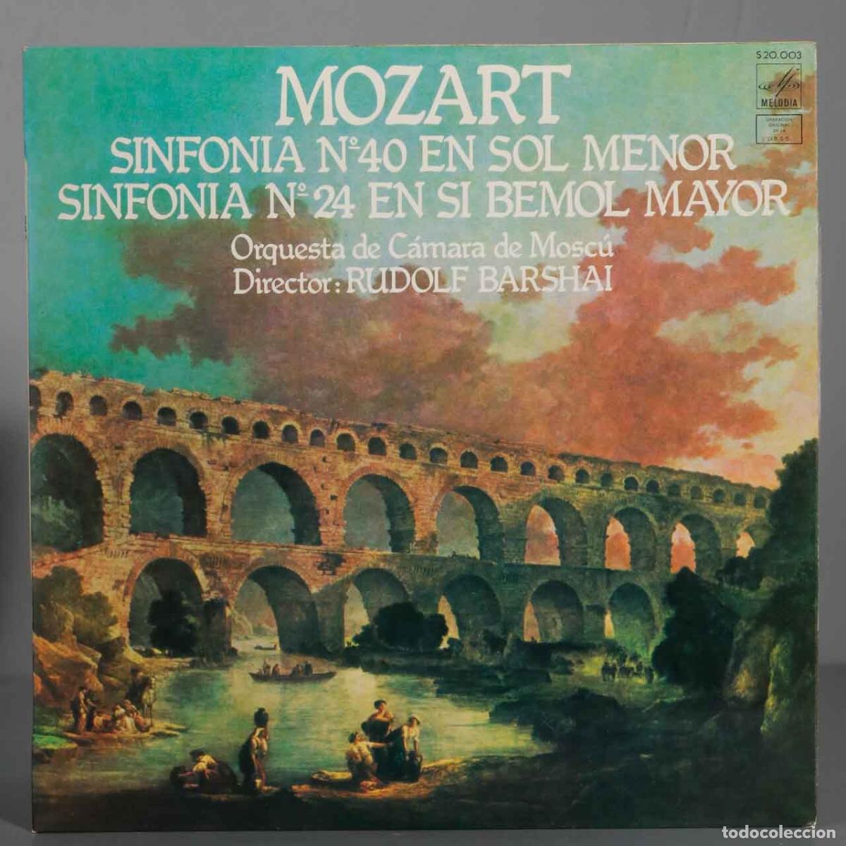Discos de vinilo: LP. MOZART. SINFONIA 40 24. BARSHAI