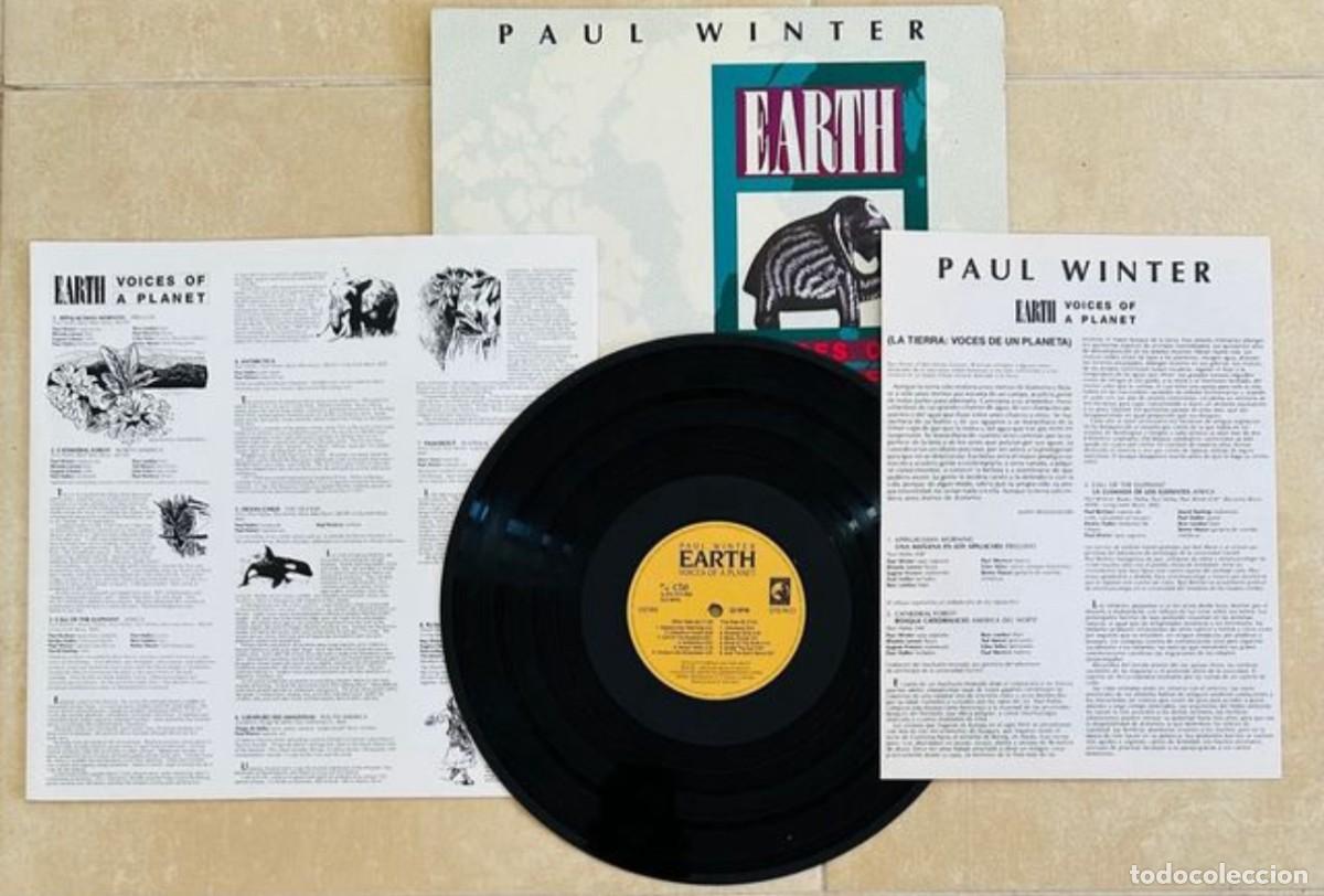 Discos de vinilo: PAUL WINTER VINILO LP VOICES PLANET + INSERT COMO NUEVO - Foto 1