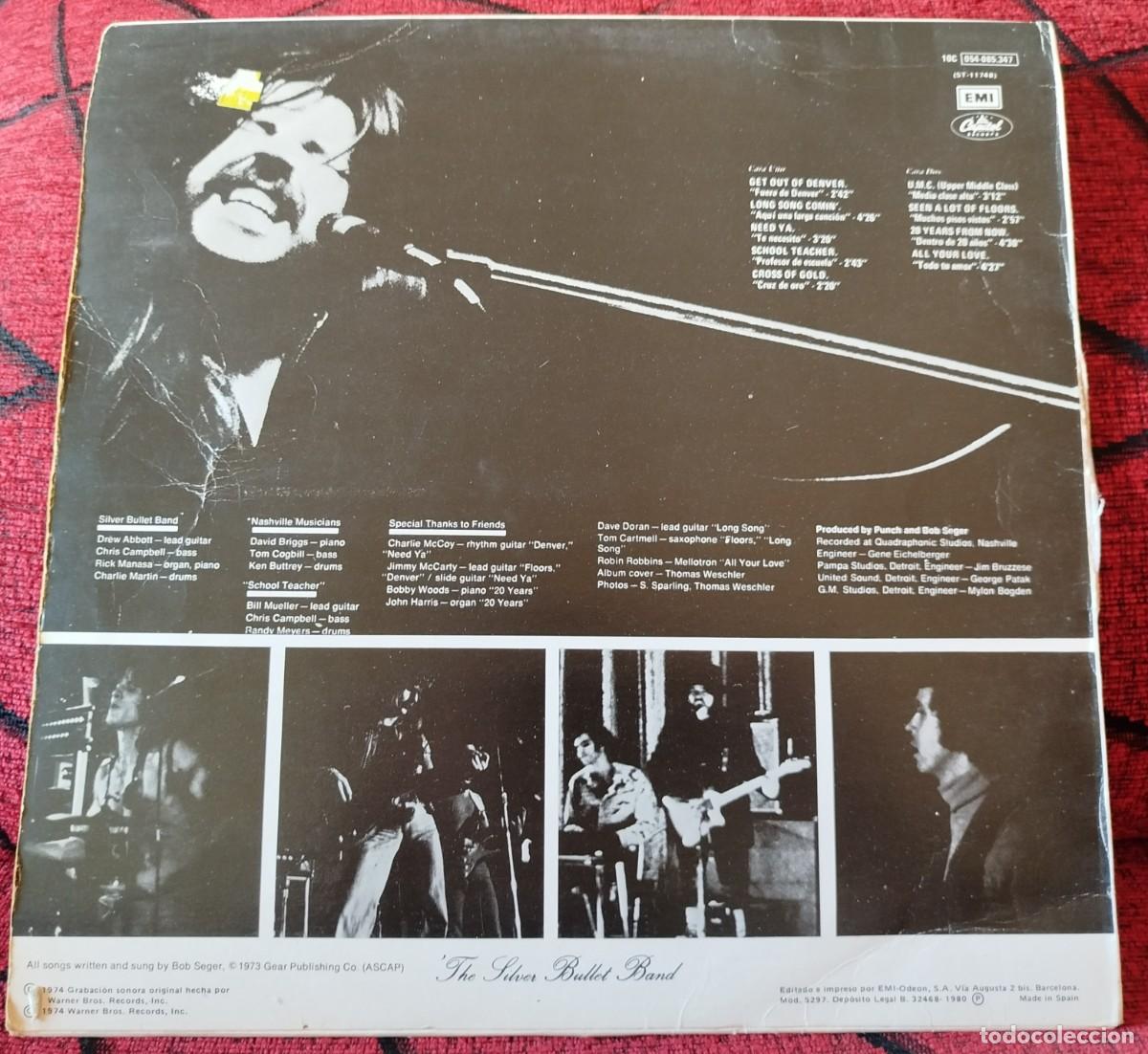 Discos de vinilo: BOB SEGER ** Seven ** VINILO LP REEDICION 1980 - Foto 2