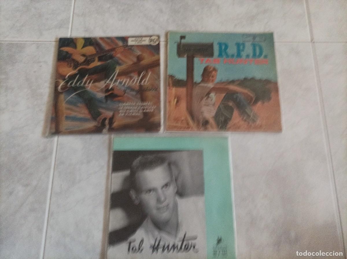 Discos de vinilo: Tab Hunter.Eddie Arnold eps - Foto 1