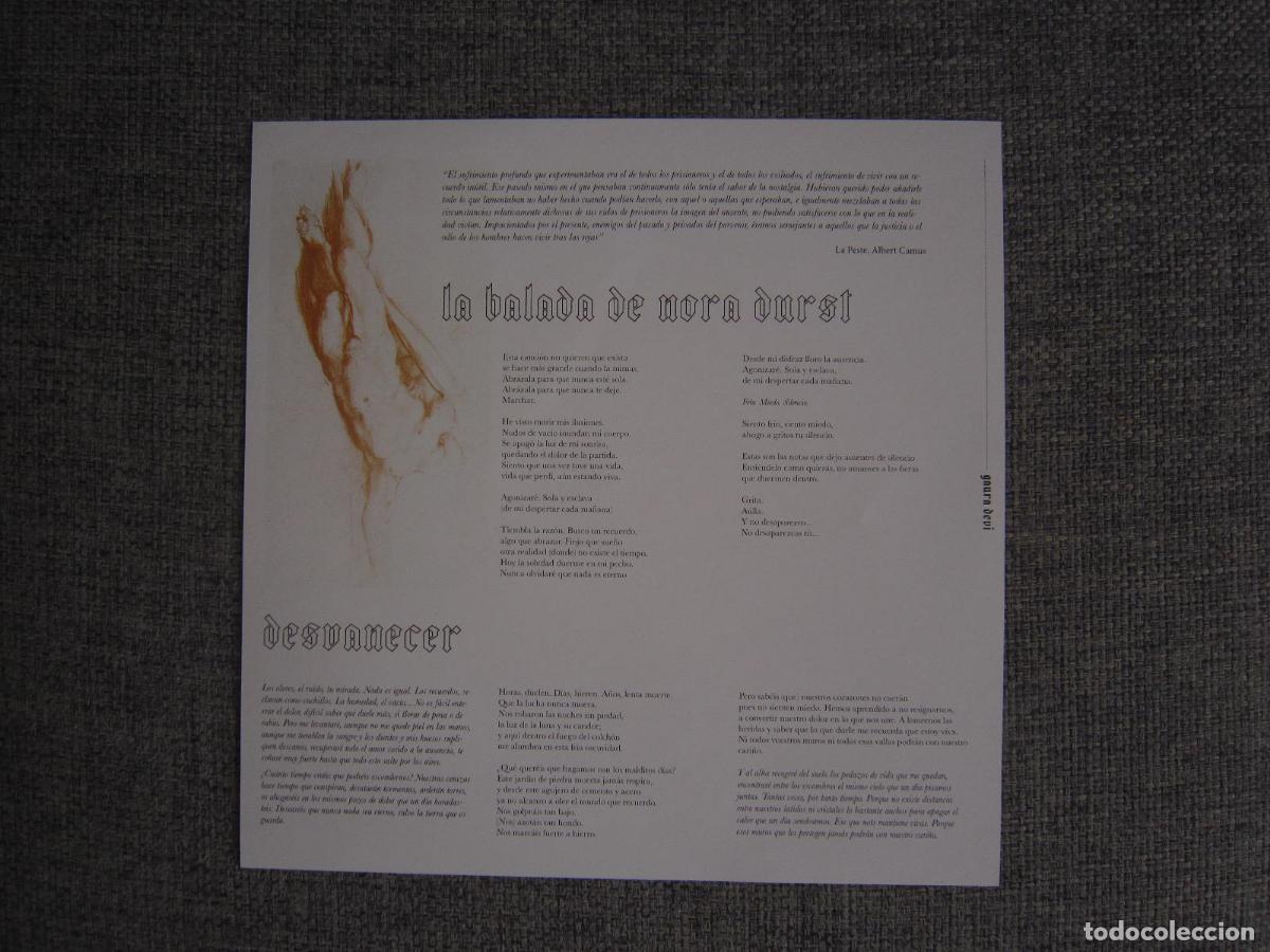 Discos de vinilo: LP - EMO CORE - GAURA DEVI (FR&Iacute;O) - 2020 - CASTELL&Oacute;N - CRUST - GRIND - Foto 3