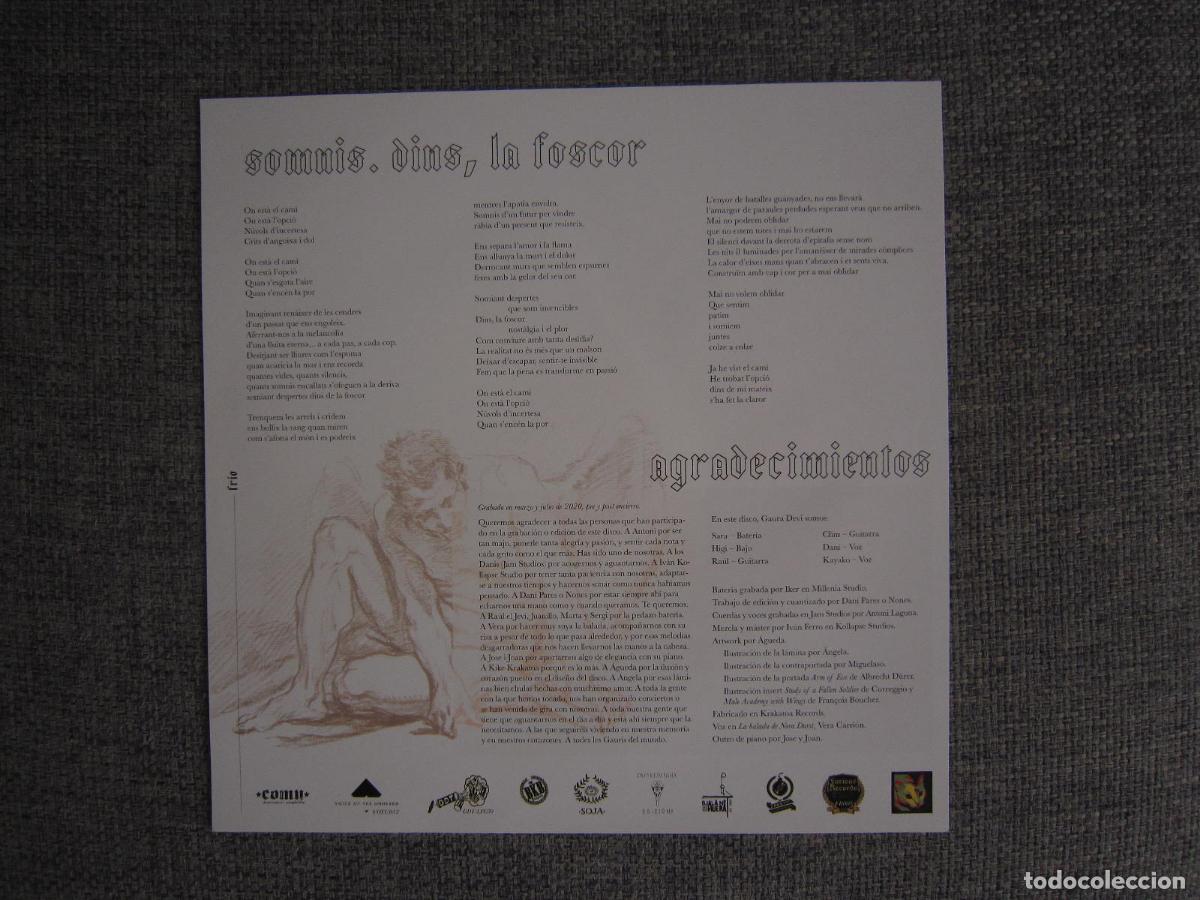 Discos de vinilo: LP - EMO CORE - GAURA DEVI (FR&Iacute;O) - 2020 - CASTELL&Oacute;N - CRUST - GRIND - Foto 4