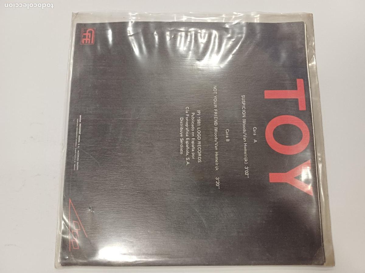 Discos de vinilo: TOY/SUSPICION/SINGLE. - Foto 3