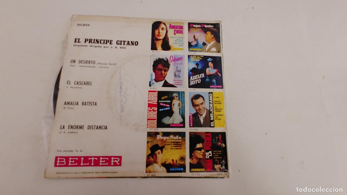 Discos de vinilo: EL PRINCIPE GITANO-EP AMALIA BATISTA +3 - Foto 2