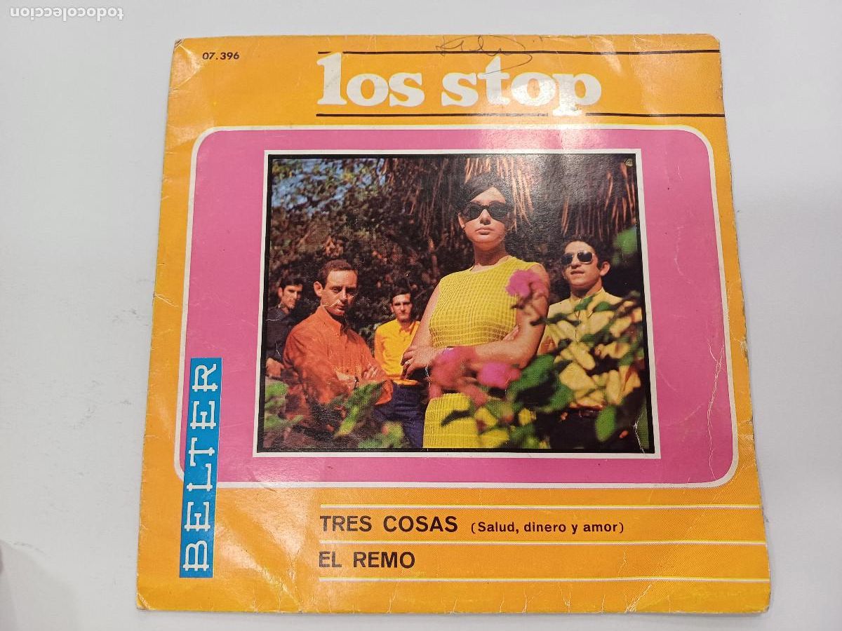 Discos de vinilo: LOS STOP/TRES COSAS/SINGLE. - Foto 1
