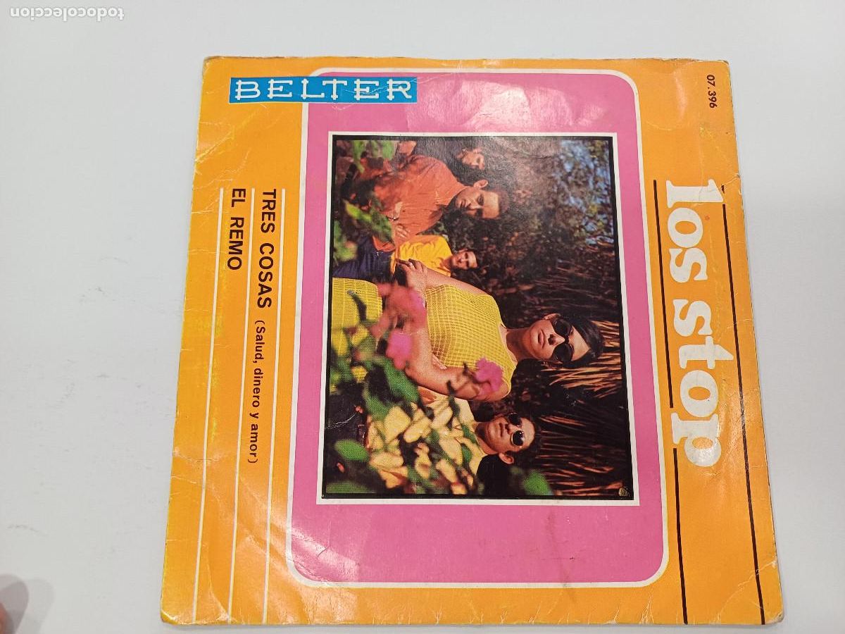 Discos de vinilo: LOS STOP/TRES COSAS/SINGLE. - Foto 3