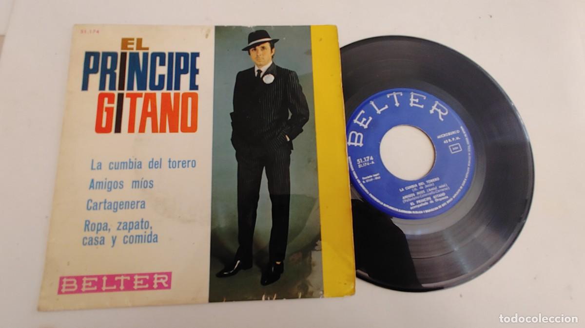 Discos de vinilo: EL PRINCIPE GITANO-EP LA CUMBIA DEL TORERO +3 - Foto 1
