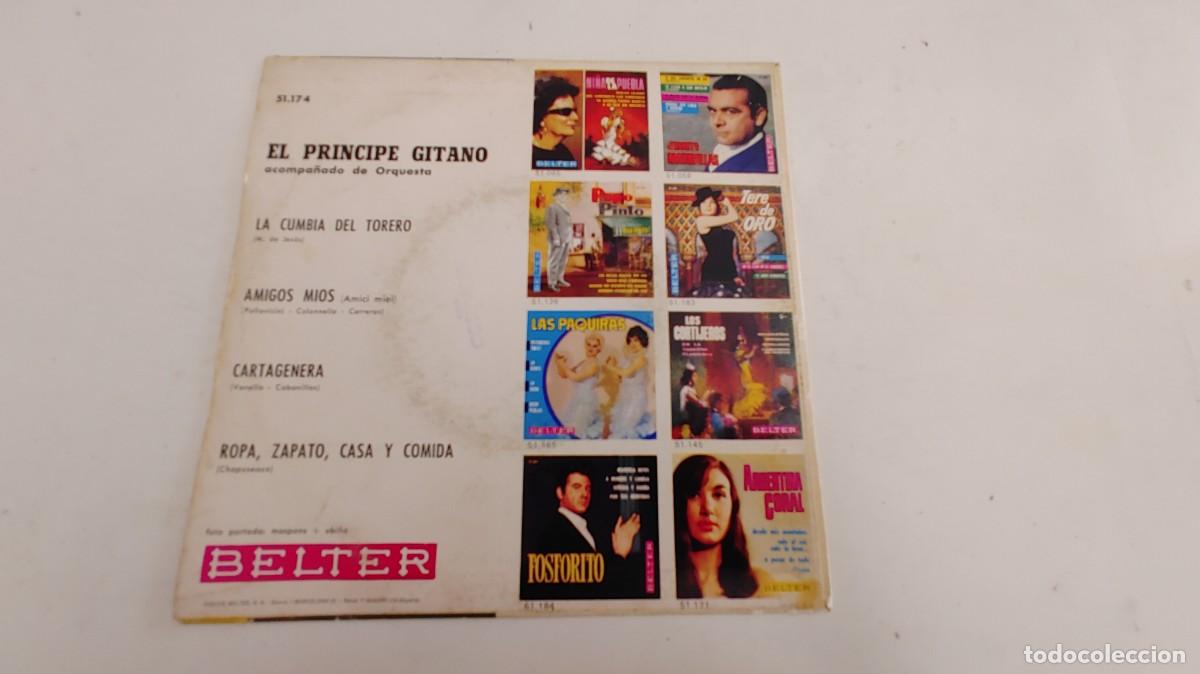 Discos de vinilo: EL PRINCIPE GITANO-EP LA CUMBIA DEL TORERO +3 - Foto 2