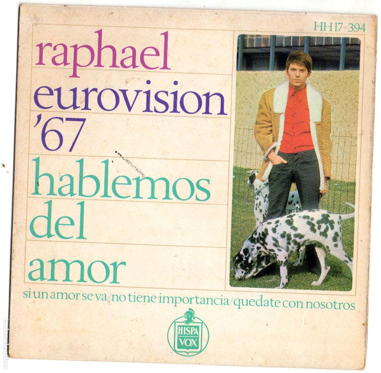 Discos de vinilo: RAPHAEL - HABLEMOS DEL AMOR + 3 EP.S - 1967 - Foto 1