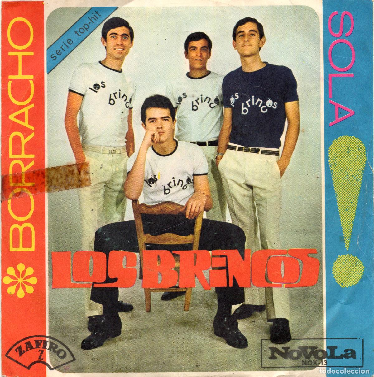 Discos de vinilo: LOS BRINCOS - BORRACHO - 1965 - Foto 1