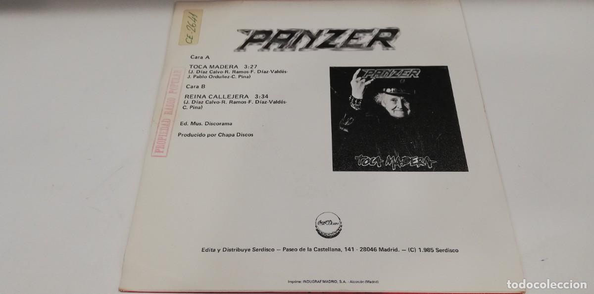 Discos de vinilo: SCO29-Panzer - Toca Madera (7&rdquo;, Single) - Foto 2