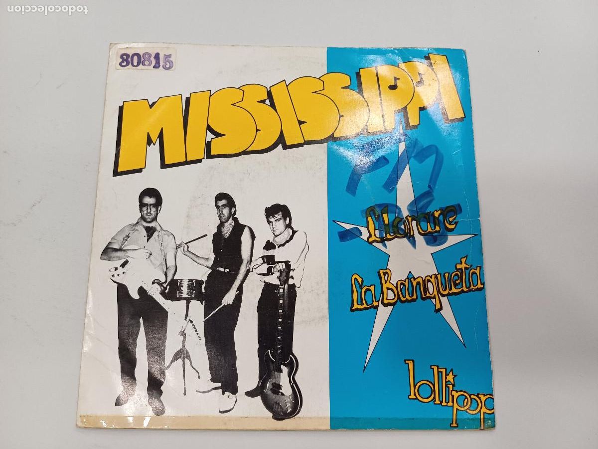 Discos de vinilo: MISSISSIPPI/LLORARE/SINGLE. - Foto 1