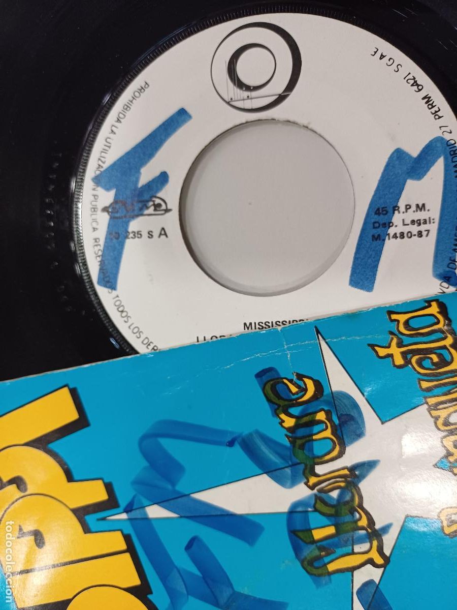 Discos de vinilo: MISSISSIPPI/LLORARE/SINGLE. - Foto 2