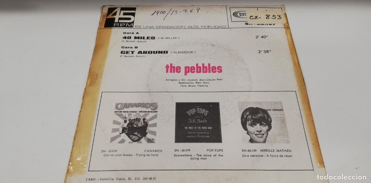 Discos de vinilo: SCO29-The Pebbles - 40 Miles / Get Around (7&rdquo;) - Foto 2