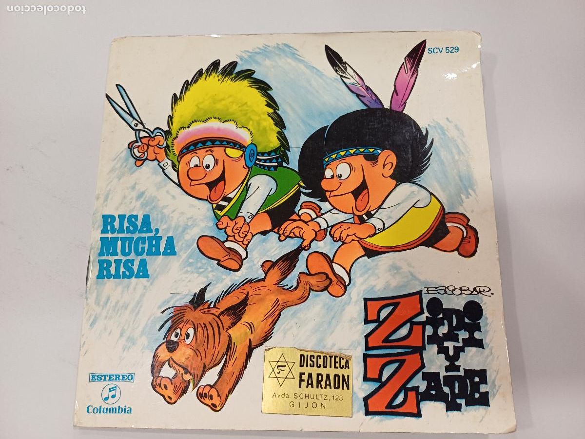 Discos de vinilo: ZIPI ZAPE/RISA MUCHA RISA/SINGLE COMIC. - Foto 1