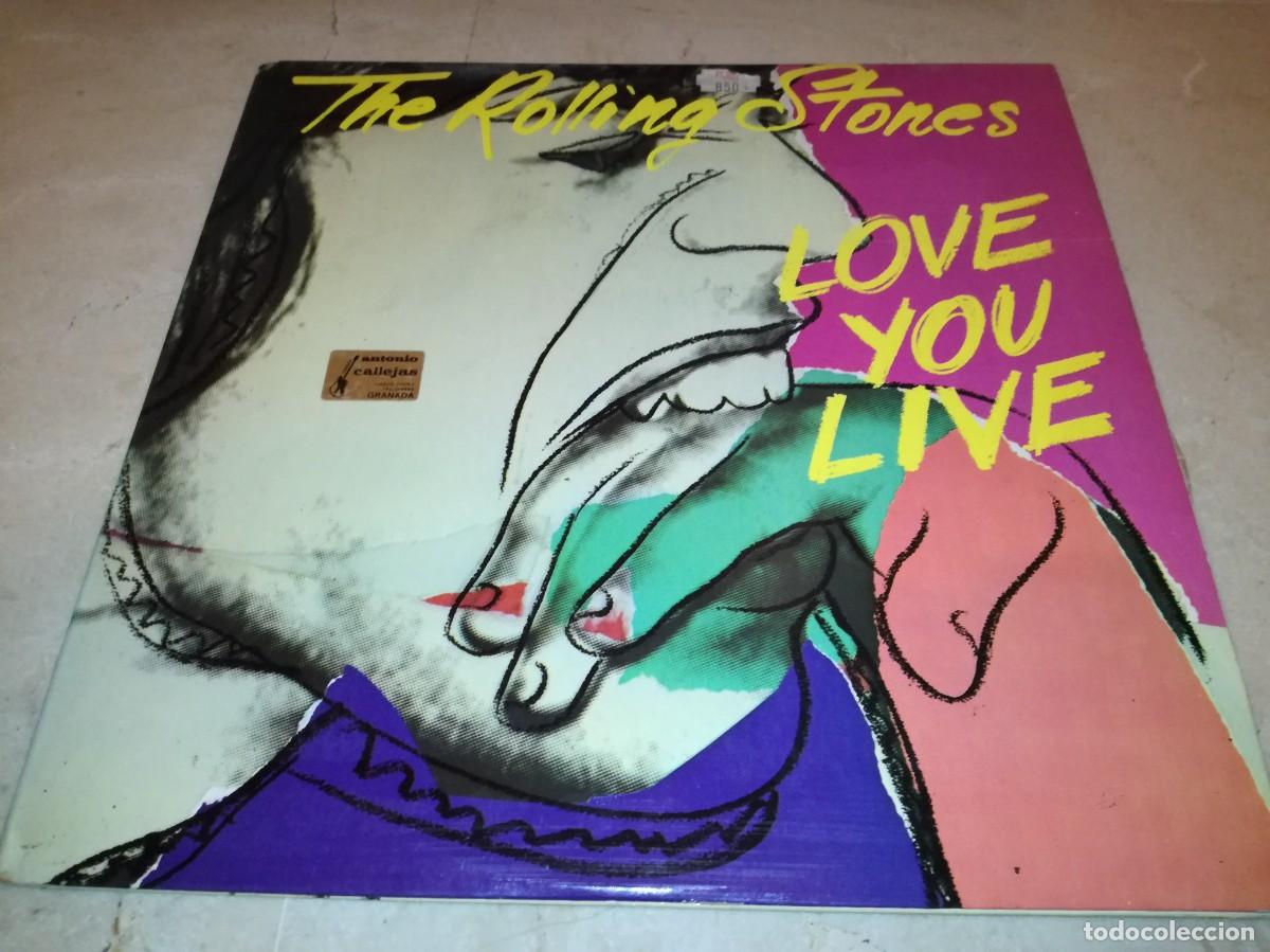Discos de vinilo: THE ROLLING STONES-LOVE YOU LIVE-DOBLE LP-PRIMERA EDICION ESPA&Ntilde;OLA 1977-EN BUEN ESTADO