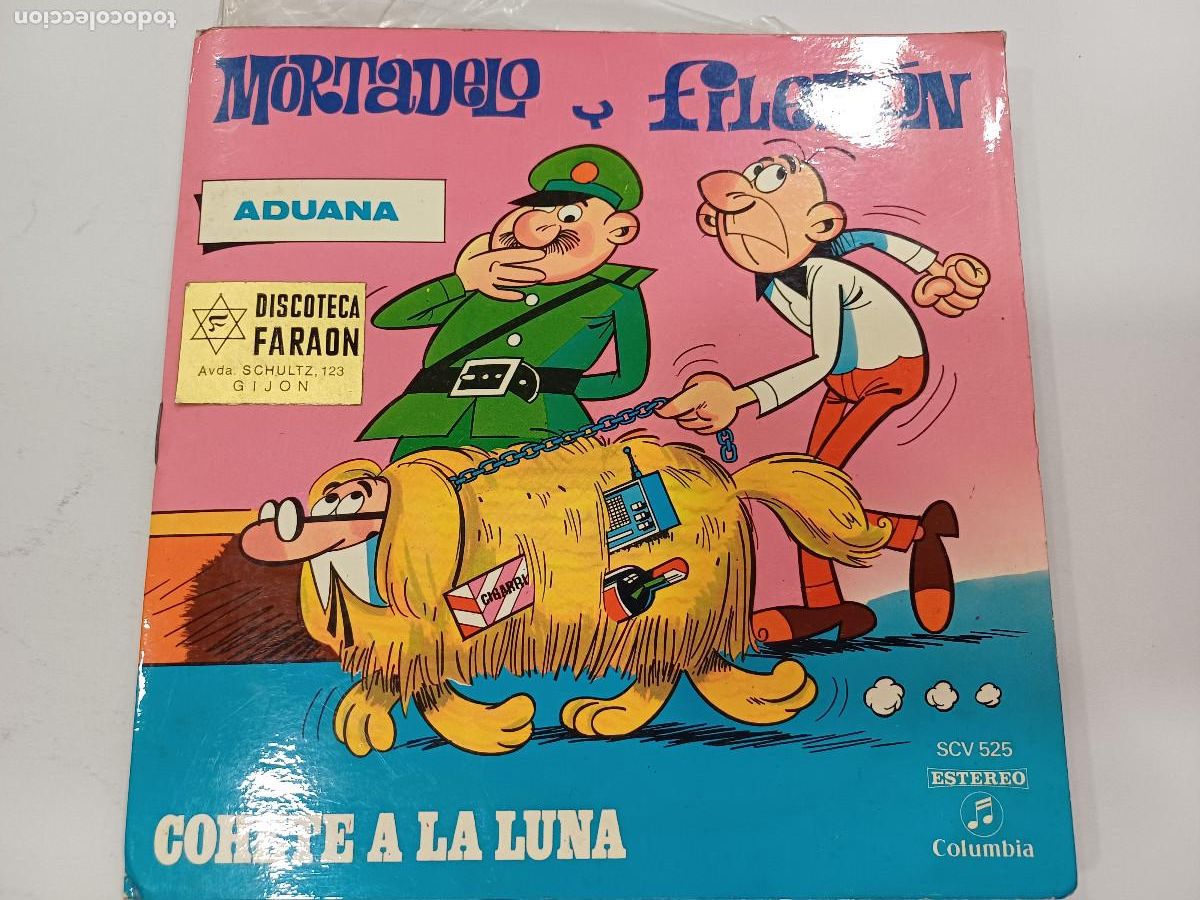 Discos de vinilo: MORTADELO Y FILEMON/COHETE A LA LUNA/SINGLE COMIC. - Foto 1