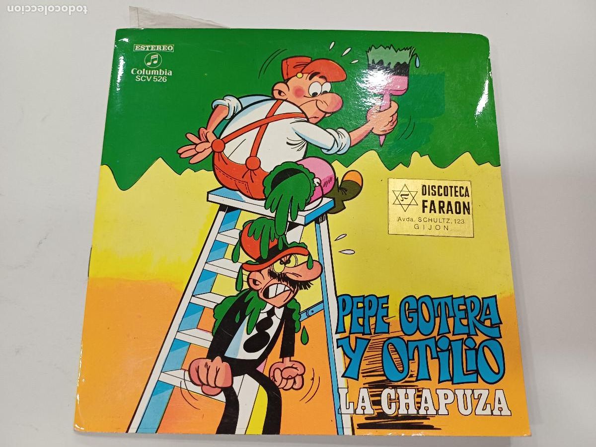 Discos de vinilo: PEPE GOTERA Y OTILIO/LA CHAPUZA/SINGLE COMIC. - Foto 1