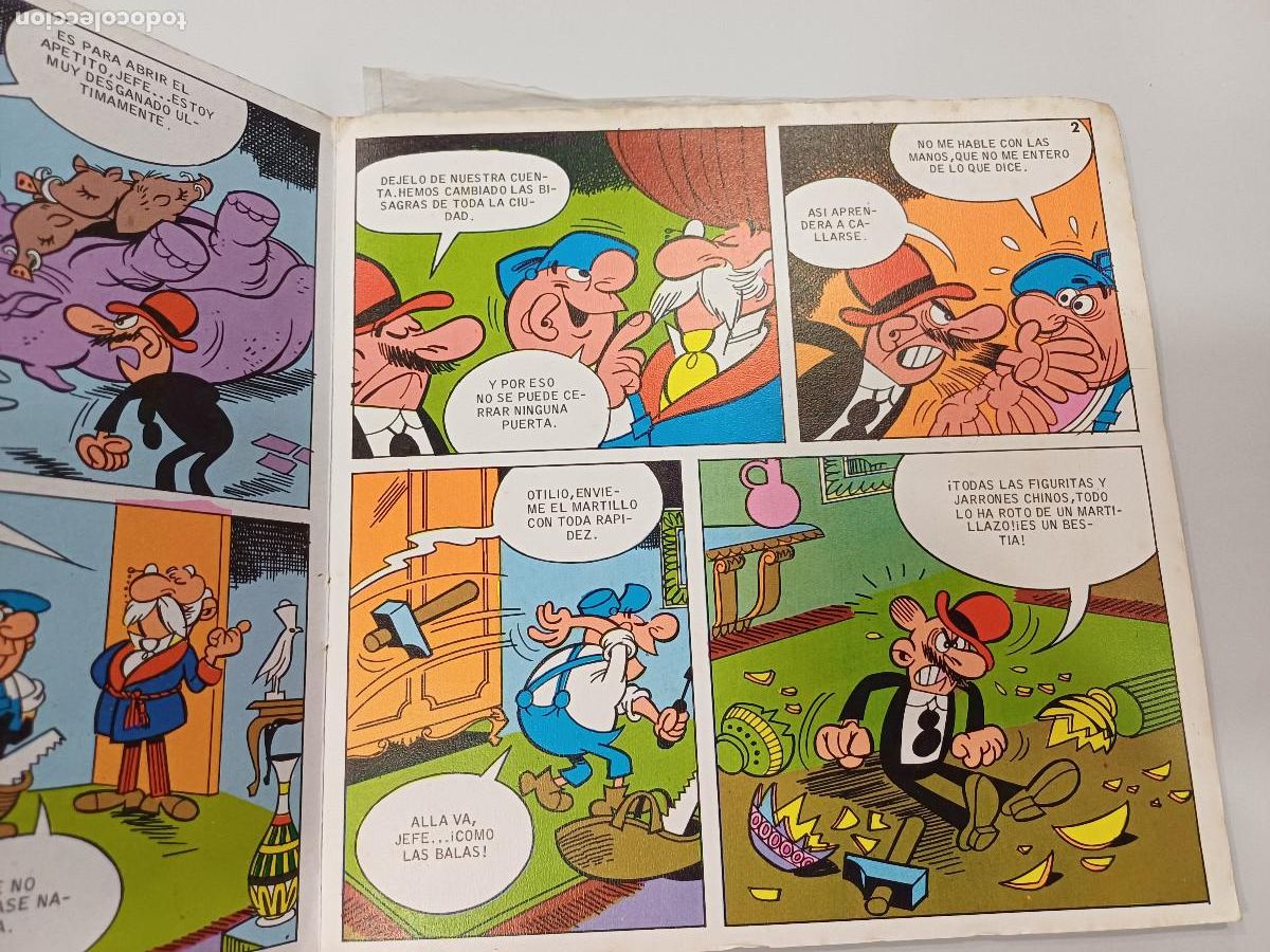 Discos de vinilo: PEPE GOTERA Y OTILIO/LA CHAPUZA/SINGLE COMIC. - Foto 3