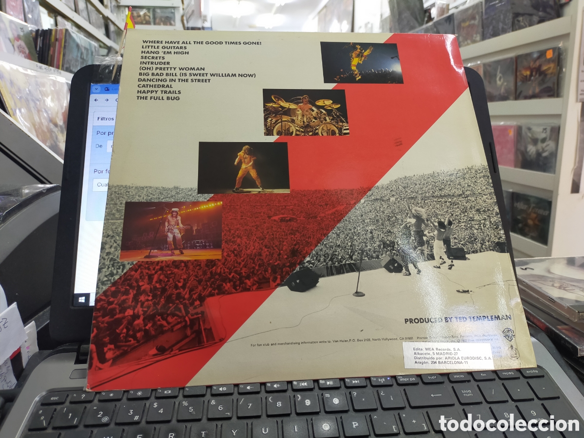 Discos de vinilo: Van halen LP diver down Espa&ntilde;a 1982 - Foto 2
