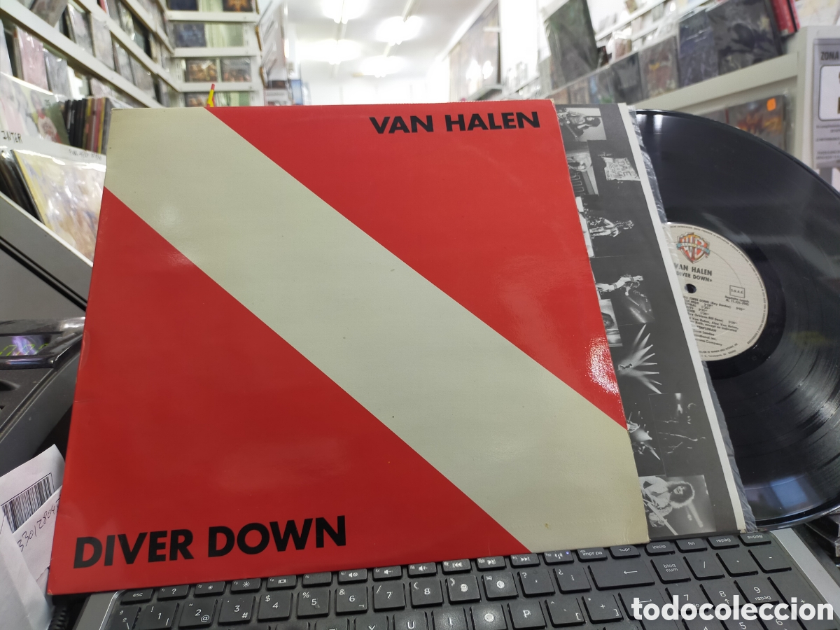 Discos de vinilo: Van halen LP diver down Espa&ntilde;a 1982 - Foto 1