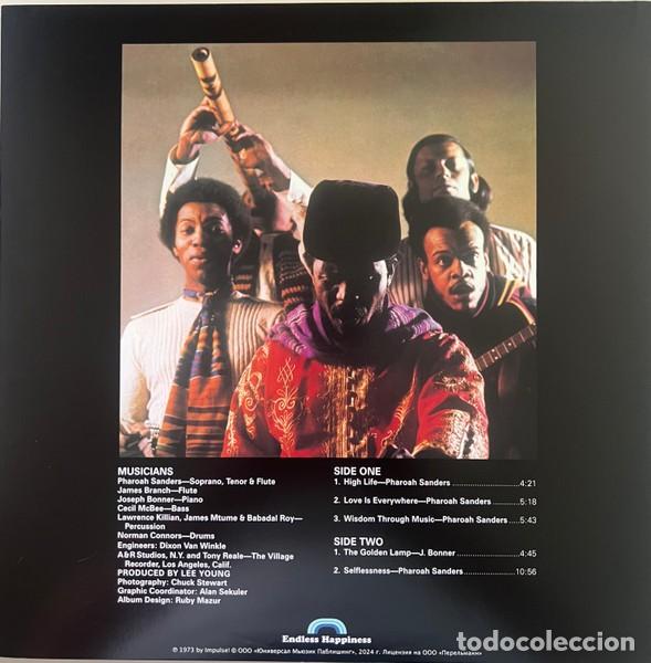 Discos de vinilo: Pharoah Sanders &ndash; Wisdom Through Music lp - Foto 2