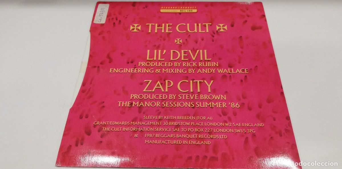Discos de vinilo: SCO29-The Cult - Lil Devil (7&rdquo;, Single) - Foto 2