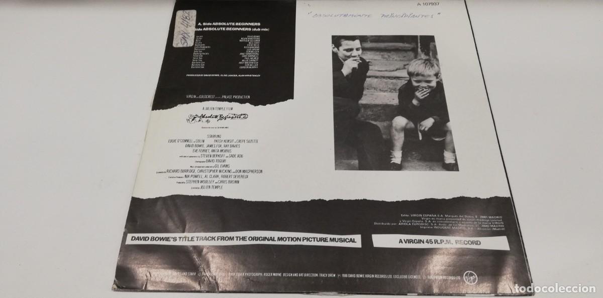 Discos de vinilo: SCO29-David Bowie - Absolute Beginners (7&rdquo;, Single) - Foto 2