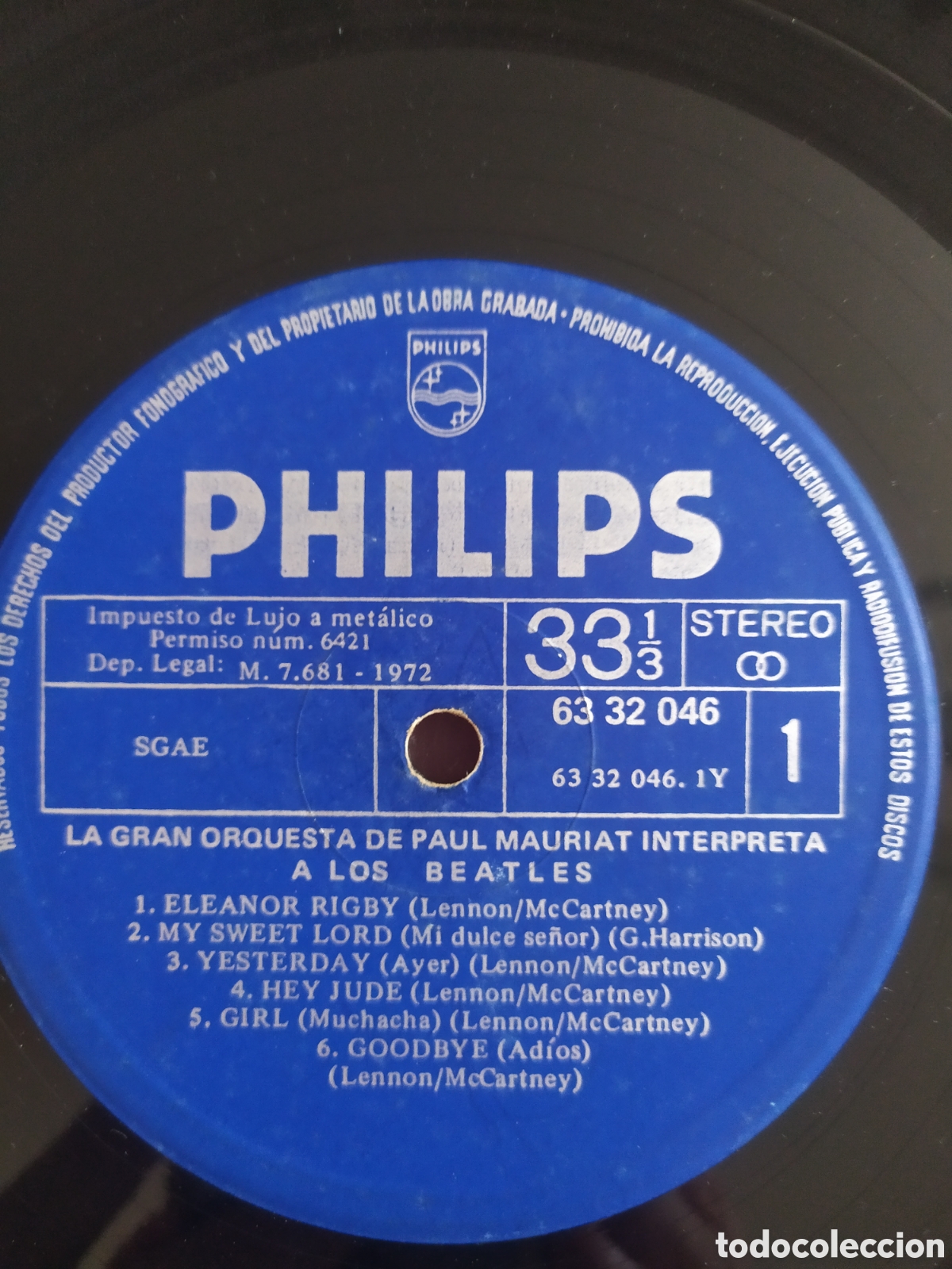 Discos de vinilo: Lp La gran orquesta de Paul Mauriat Interpreta A Los Beatles - Foto 2
