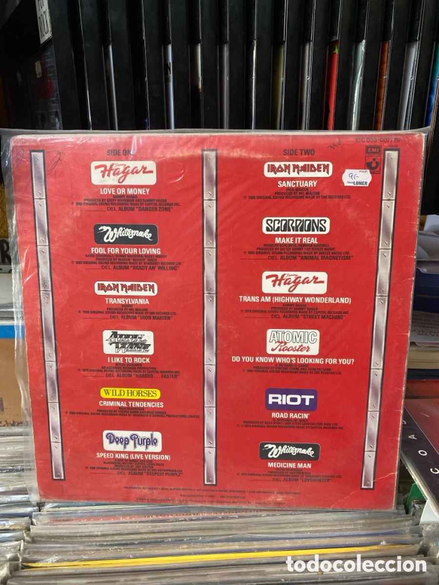 Discos de vinilo: Metalmania - Recopilatorio - Foto 2