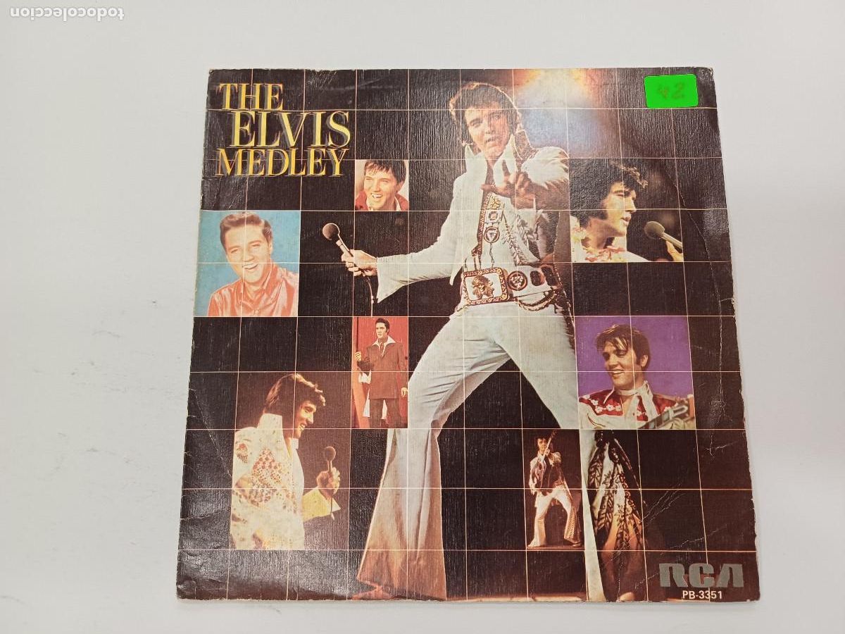 Discos de vinilo: ELVIS PRESLEY/MEDLEY/SINGLE. - Foto 1