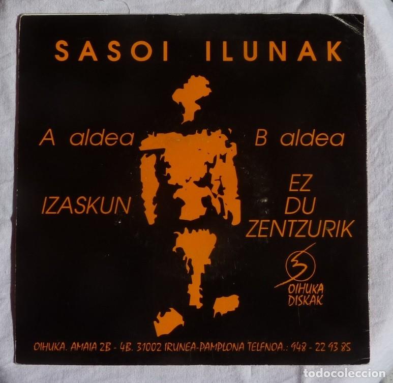 Discos de vinilo: SASOI ILUNAT // IZASKUN / 1992 // SINGLE - Foto 2
