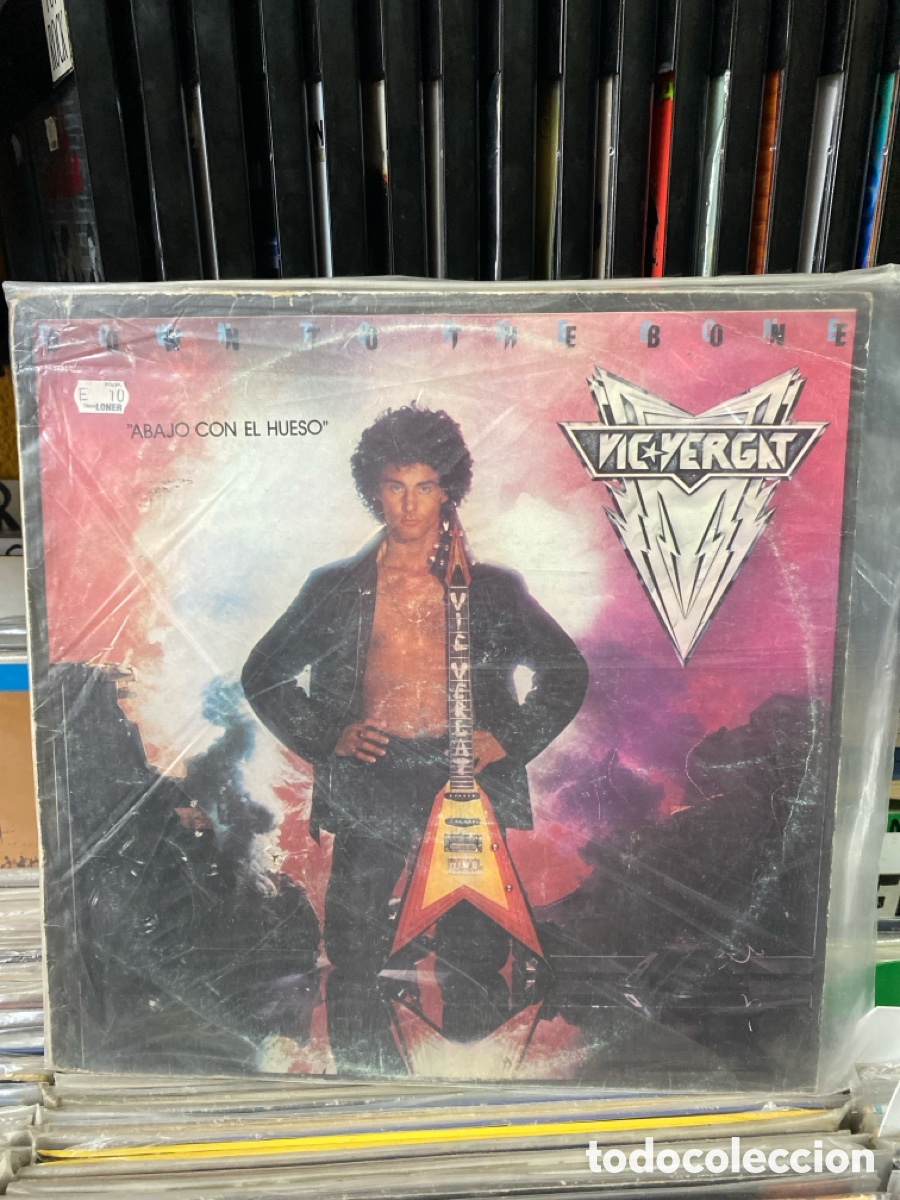 Discos de vinilo: Vic Vergat- Down to the Bone - Foto 1