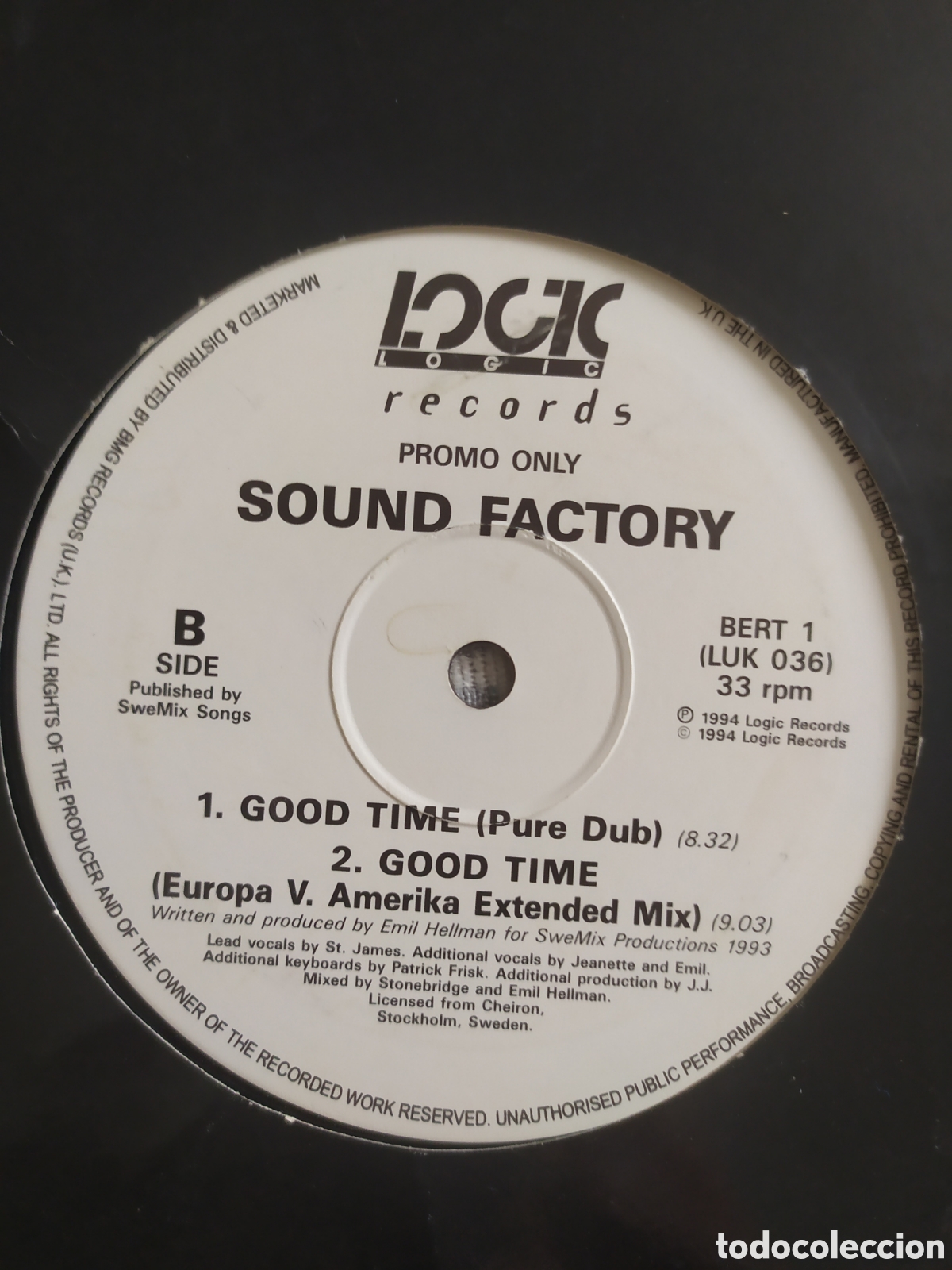 Discos de vinilo: Maxi single Sound Factory. Good Time - Foto 4