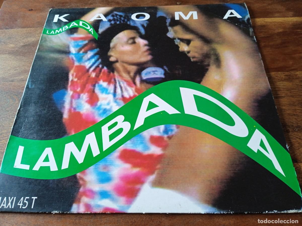 Discos de vinilo: Kaoma - Lambada 2 versiones - Maxisingle original EPIC 1989 - Foto 1